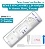 ⁦جهاز تحليل الايدز HIV المنزلي الجيل الرابع الكومبو P24 من Trustline⁩ - الصورة ⁦2⁩