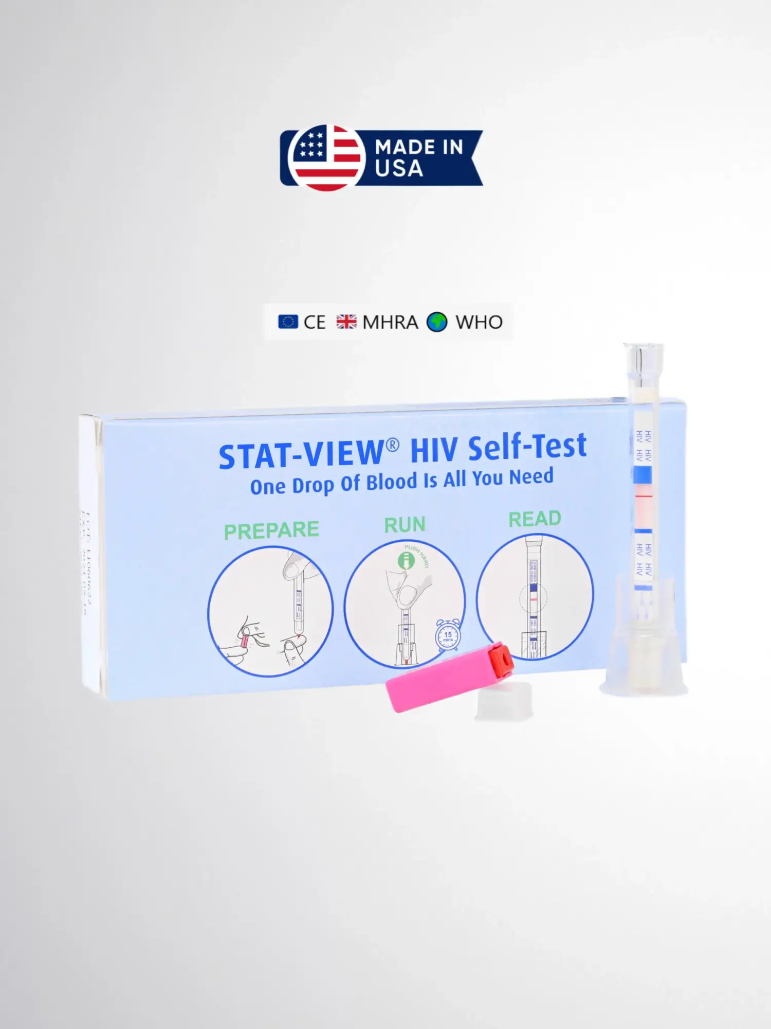 جهاز تحليل الايدز HIV المنزلي من CHEMBIO,Chembio Diagnostic Systems,فحص الايدز السريع,فحص الايدز,فحص الايدز النهدي,فحص الايدز في السعودية,فحص الايدز المنزلي,فحص الايدز جدة,فحص الايدز بسرية