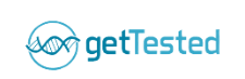شعار getTested بالفحص الجيني.